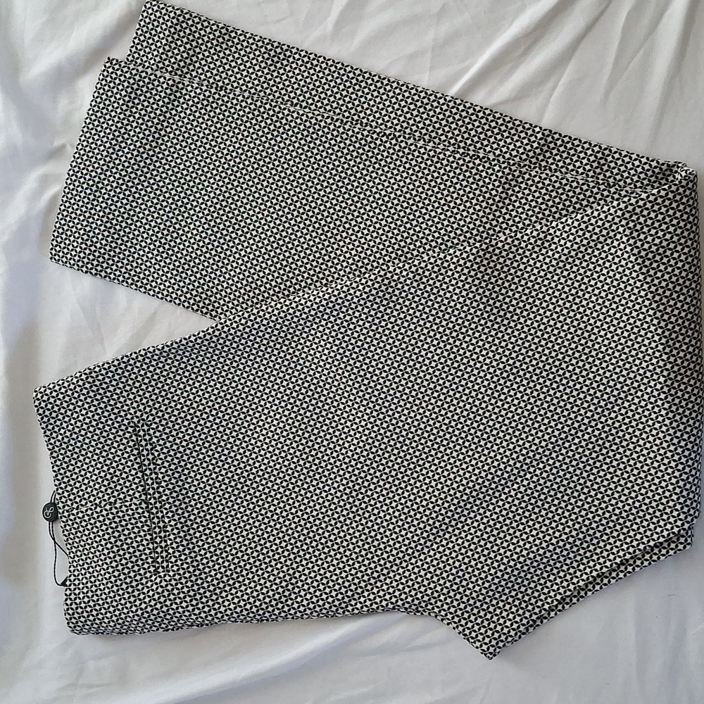 Adrianna Papell Monochrome Patterned Pants